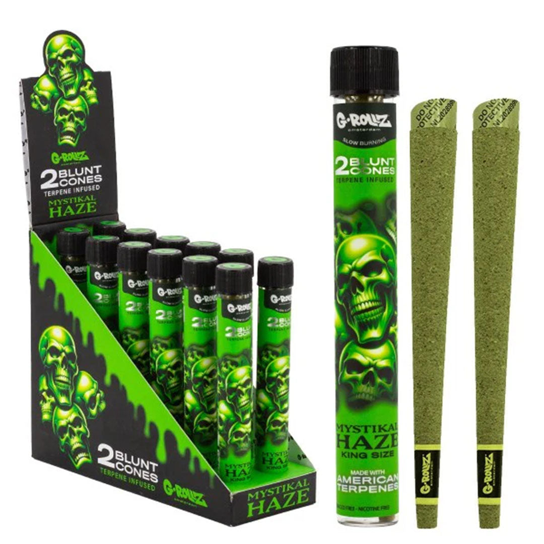 G-ROLLZ Blunt Cones - 12 Tubes Per Box - 24 Cones