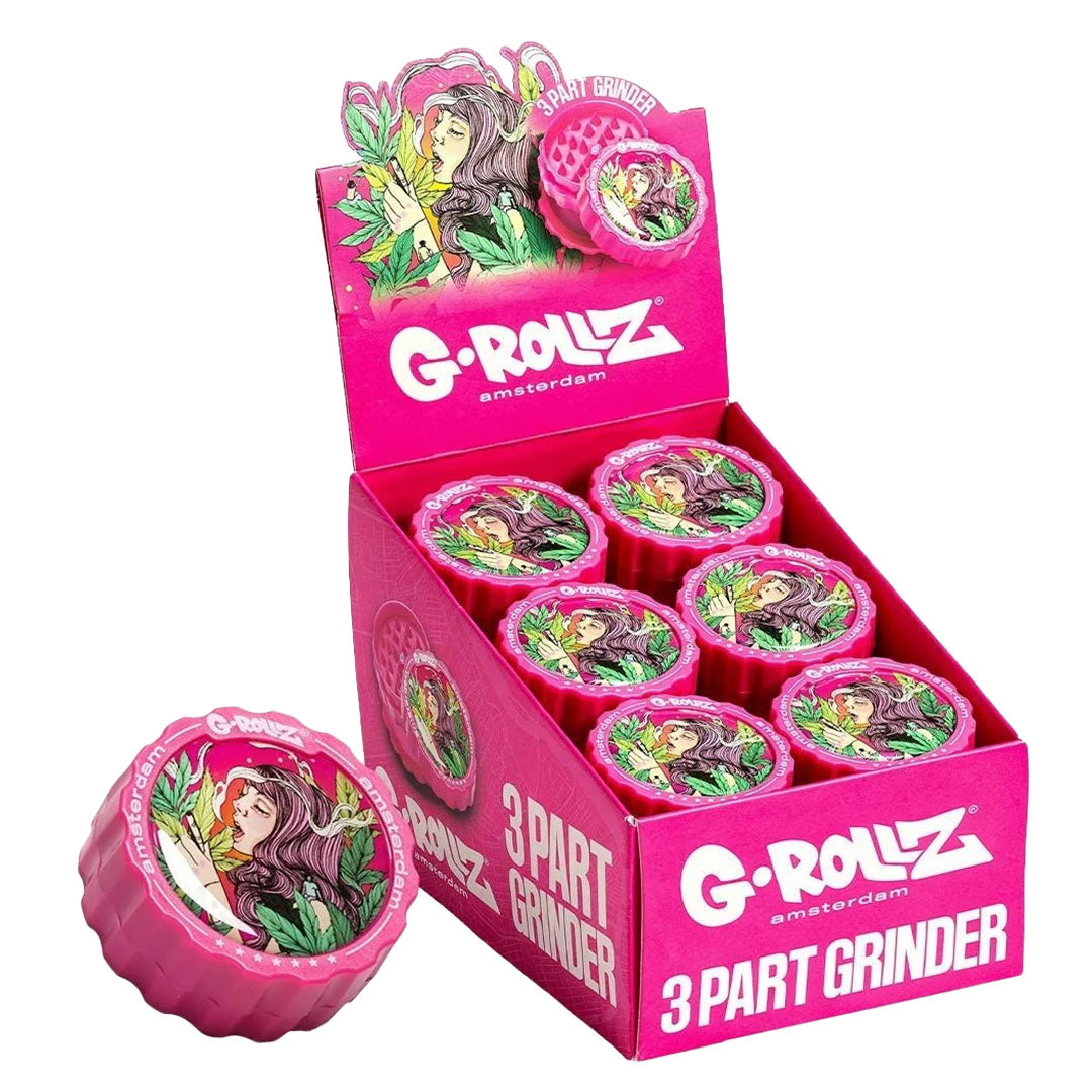 G-Rollz Collector 3-Part Grinder 53mm (18pcs Display)