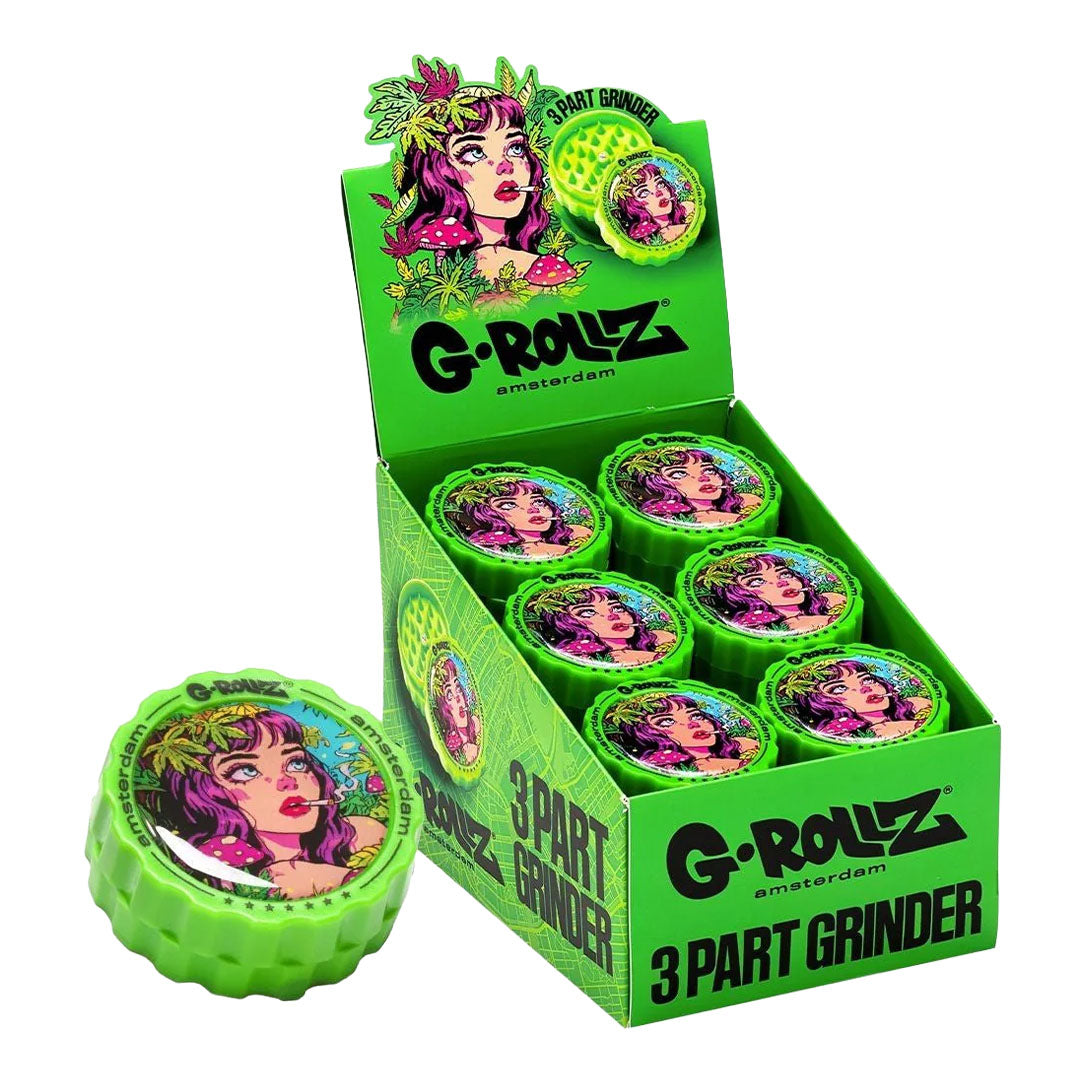 G-Rollz Collector 3-Part Grinder 53mm (18pcs Display)