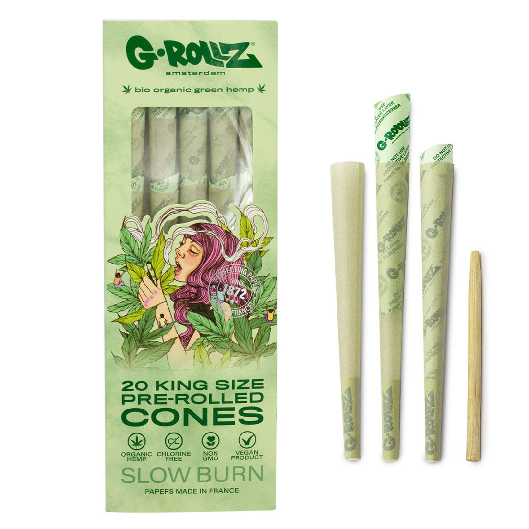 G-Rollz Collector 'Colossal Dream' Organic Green Hemp - 20 KS Cones