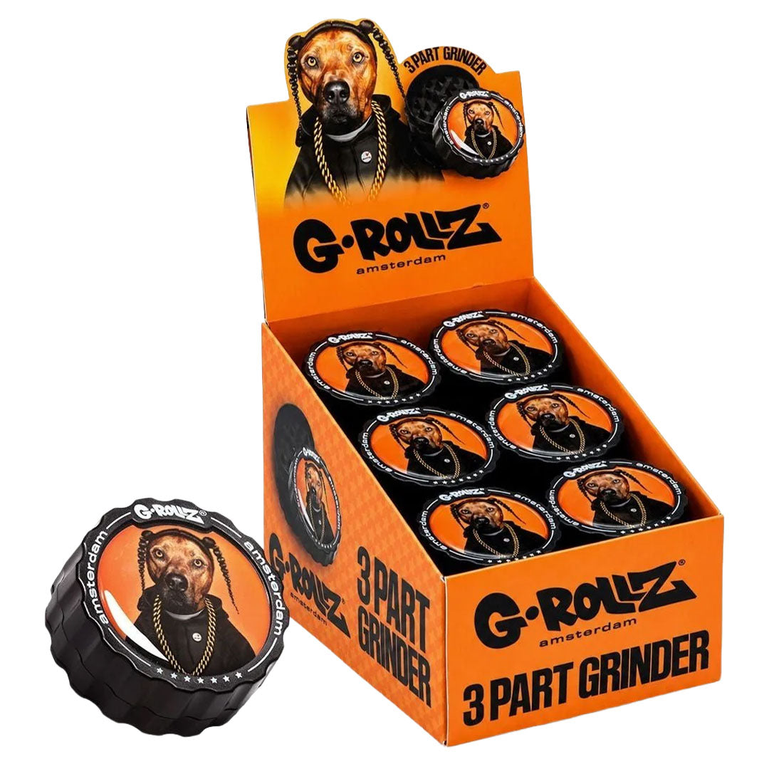 G-Rollz Collector 3-Part Grinder 53mm (18pcs Display)