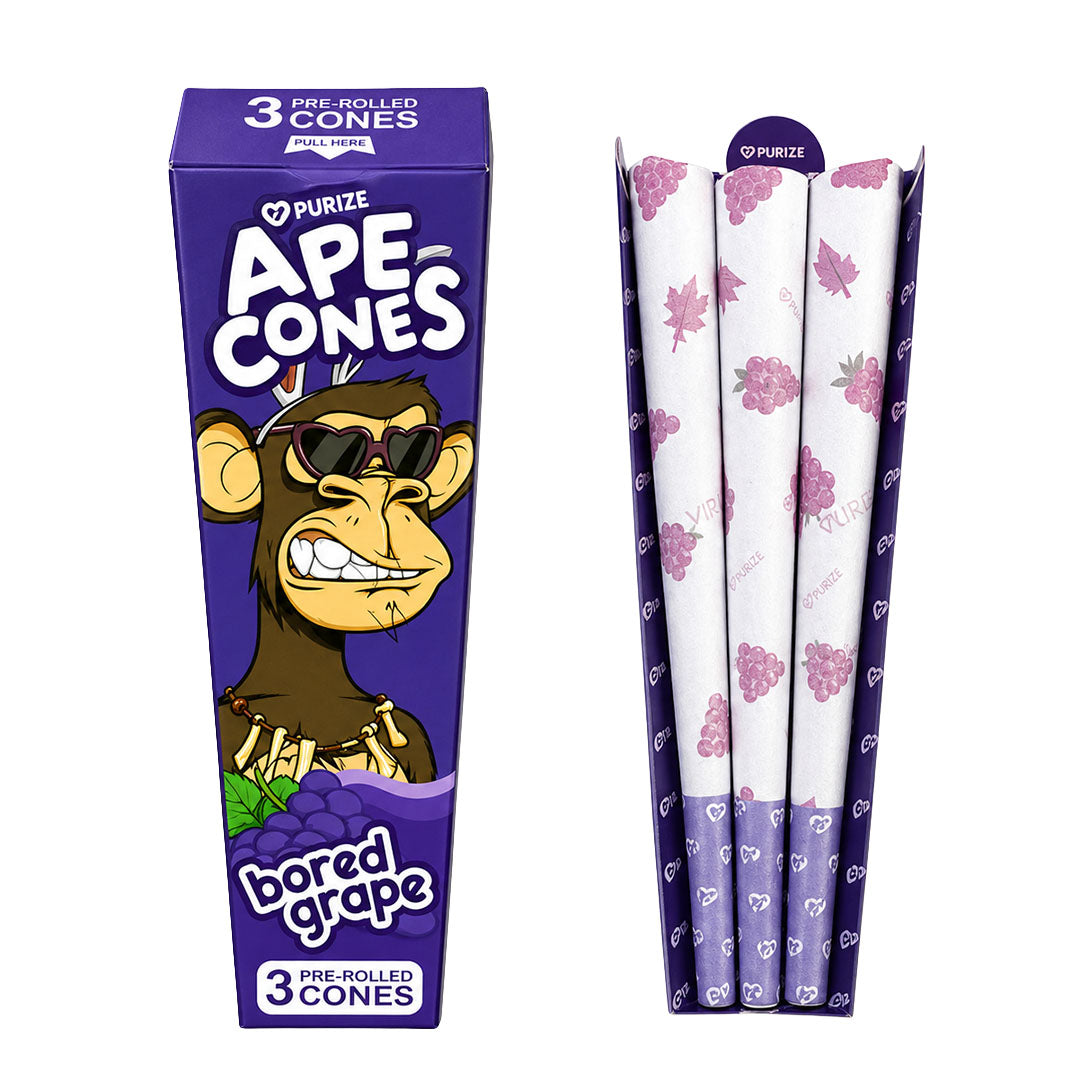 G-ROLLZ Ape Cones - 24 Per Box - 3 Cones Per Pack - Pop Activated Flavoured Filter