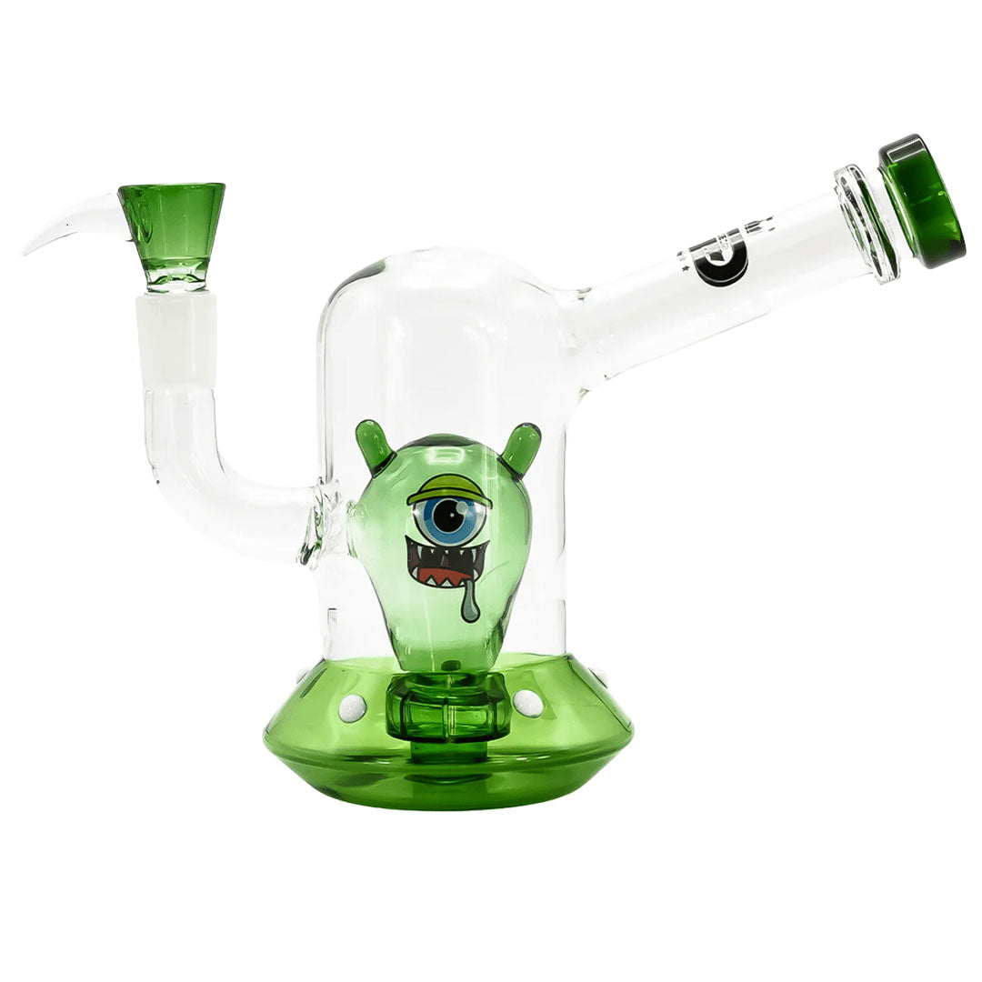 Grace Glass Spaceship Alien Bong – Green (18cm)