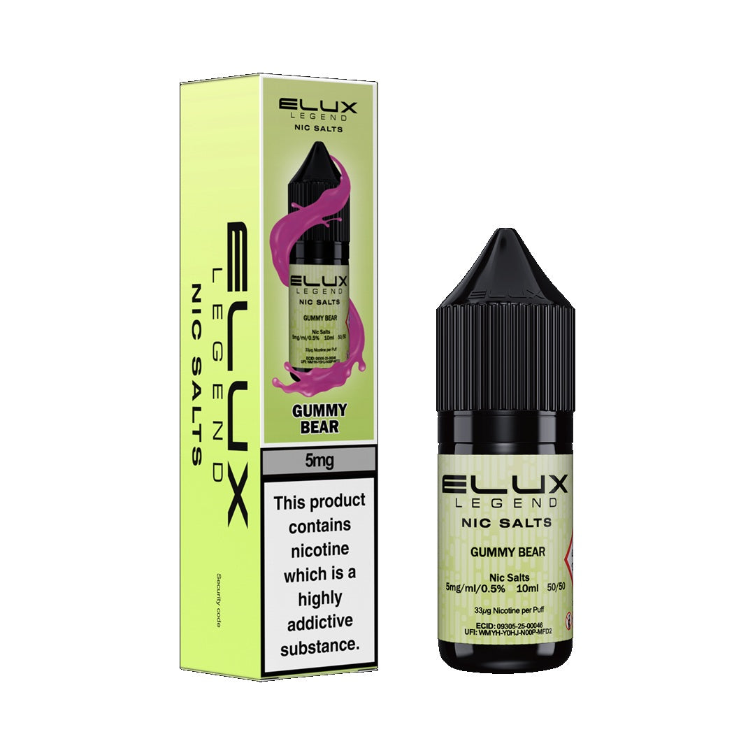Elux Legend 5mg E Liquid Nic Salt 10ml