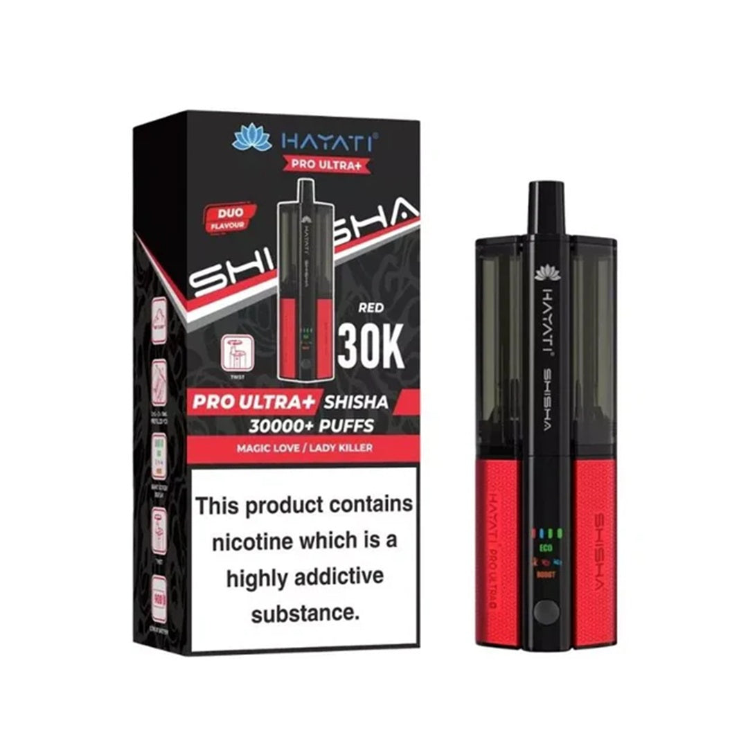 Hayati Pro Ultra Plus Shisha 30K Prefilled Pod Vape Kit