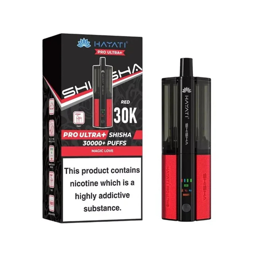 Hayati Pro Ultra Plus Shisha 30K Prefilled Pod Vape Kit