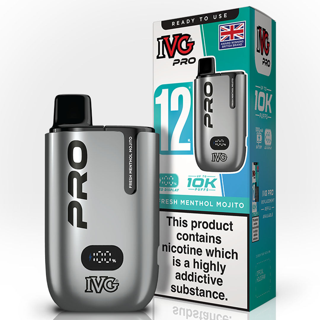 IVG Pro 12 10k Prefilled Vape KIT 20mg