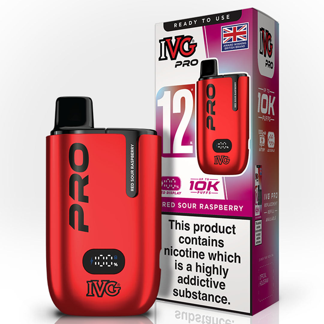 IVG Pro 12 10k Prefilled Vape KIT 20mg