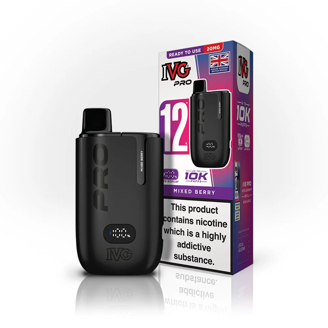 IVG Pro 12 10k Prefilled Vape KIT 20mg
