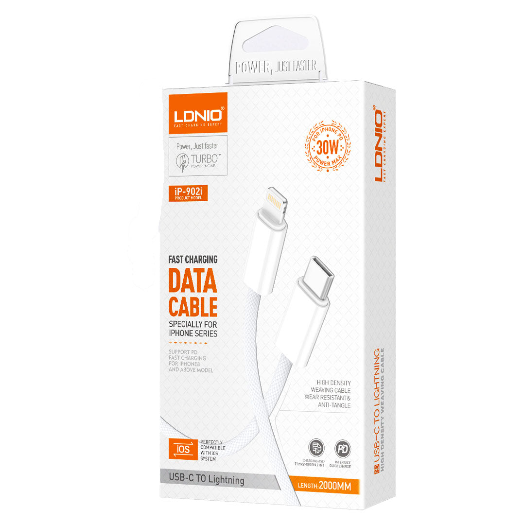 LDNIO Braided Wire 25W Fast Charging Cable Micro & IOS & Type C
