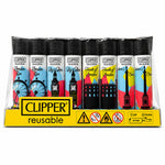 Load image into Gallery viewer, CLIPPER Lighters Printed Various Designs Box Of 48