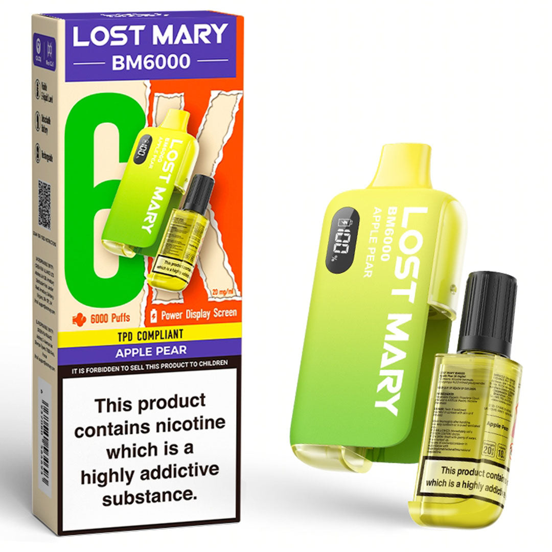 Lost Mary BM6000 Prefilled Vape KIT 0mg