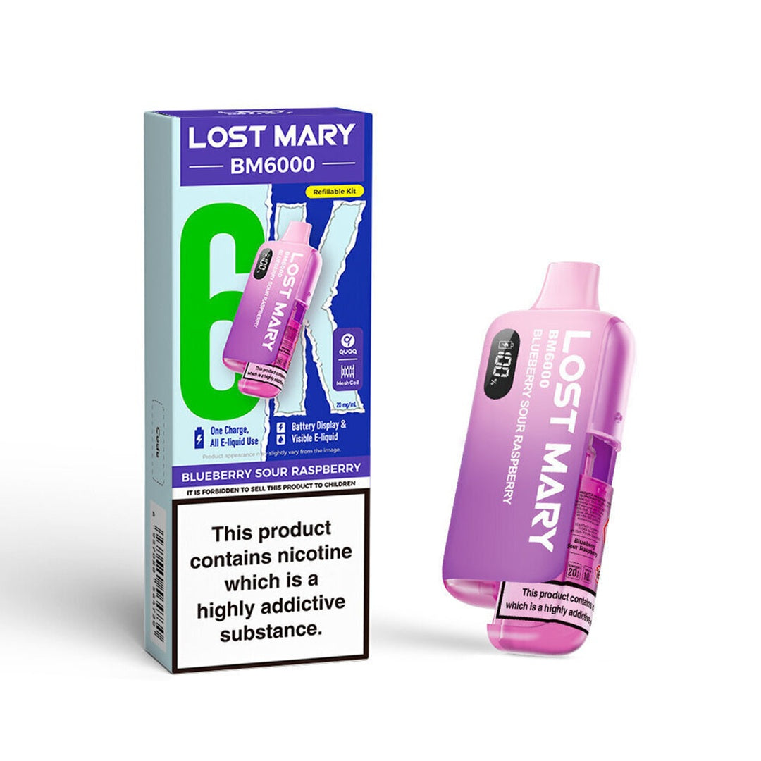 Lost Mary BM6000 Prefilled Vape KIT 0mg