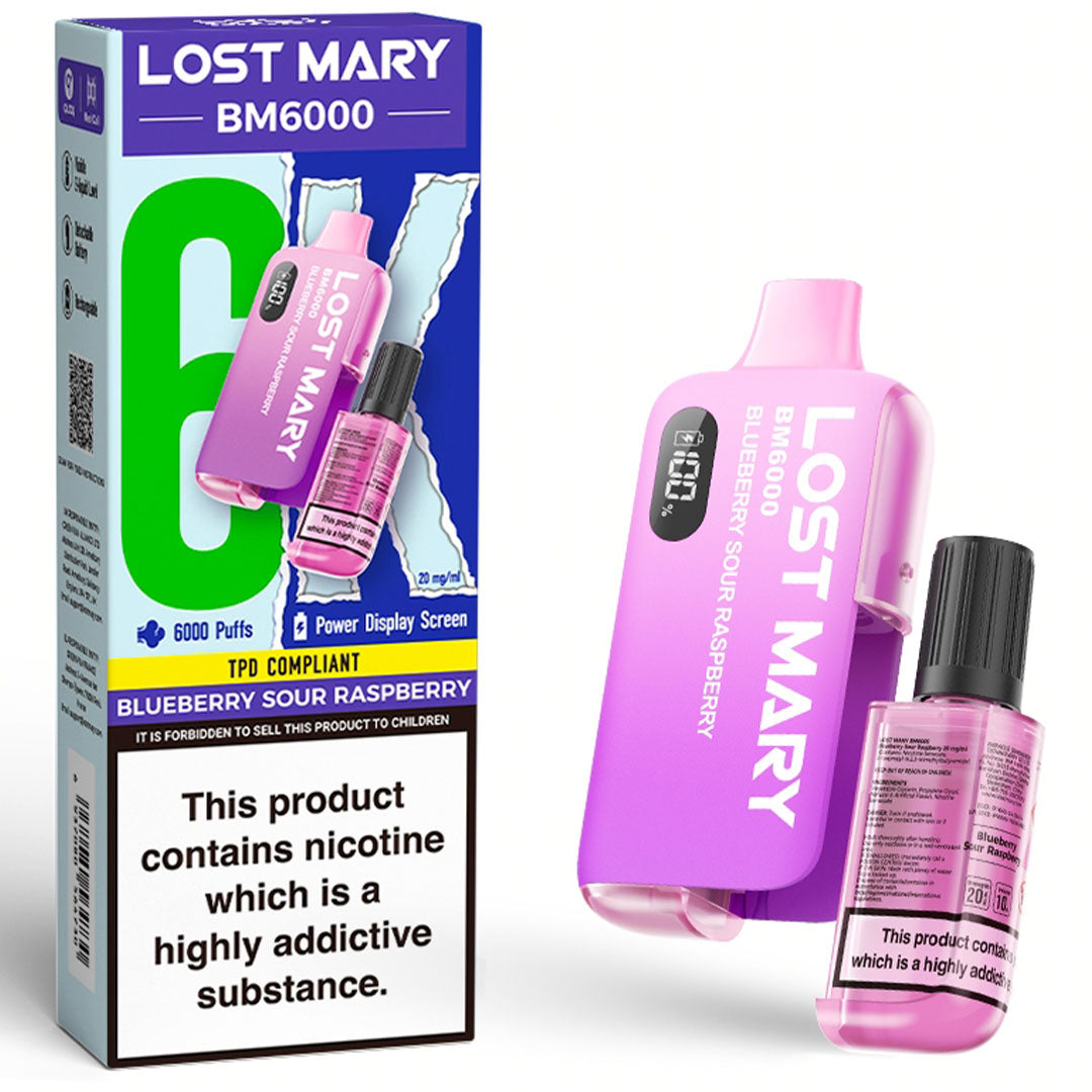Lost Mary BM6000 Prefilled Vape KIT 0mg
