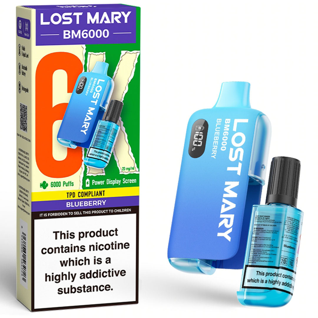 Lost Mary BM6000 Prefilled Vape KIT 0mg