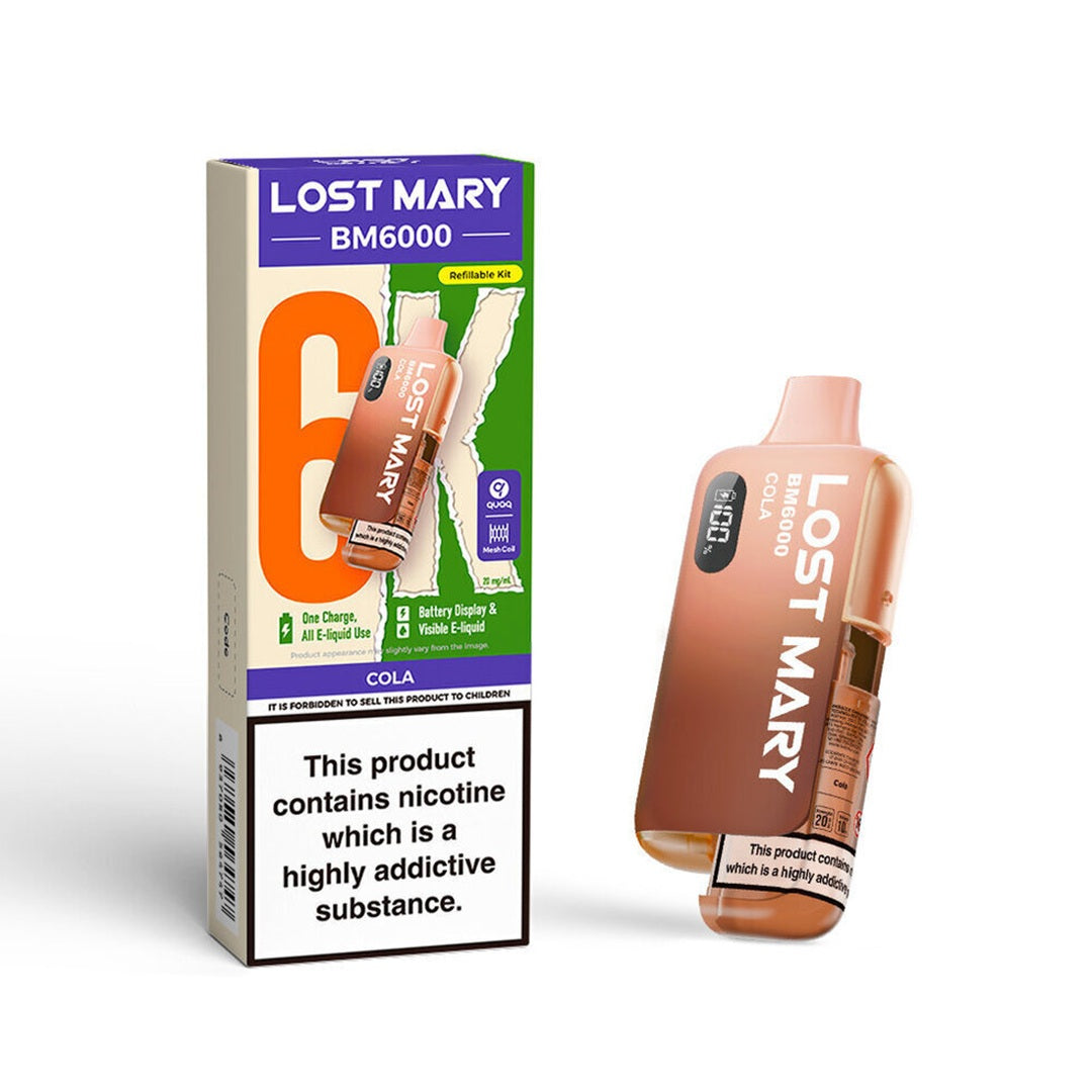 Lost Mary BM6000 Prefilled Vape KIT 10mg