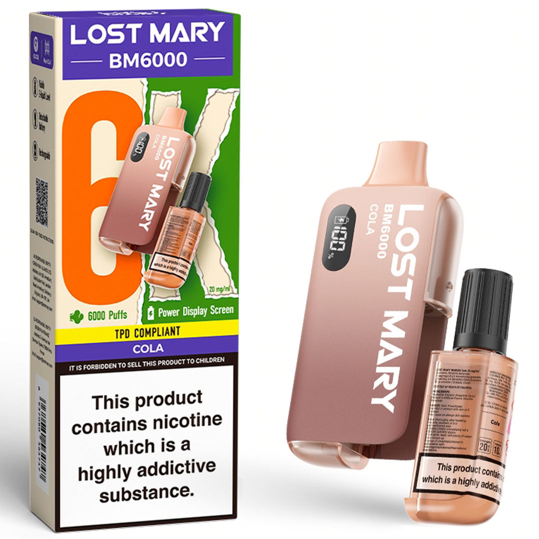 Lost Mary BM6000 Prefilled Vape KIT 10mg