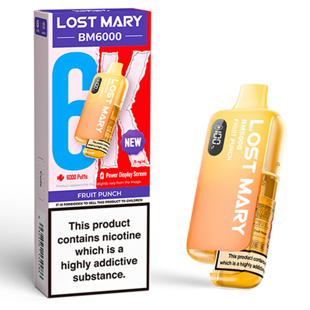 Lost Mary BM6000 Prefilled Vape KIT 10mg