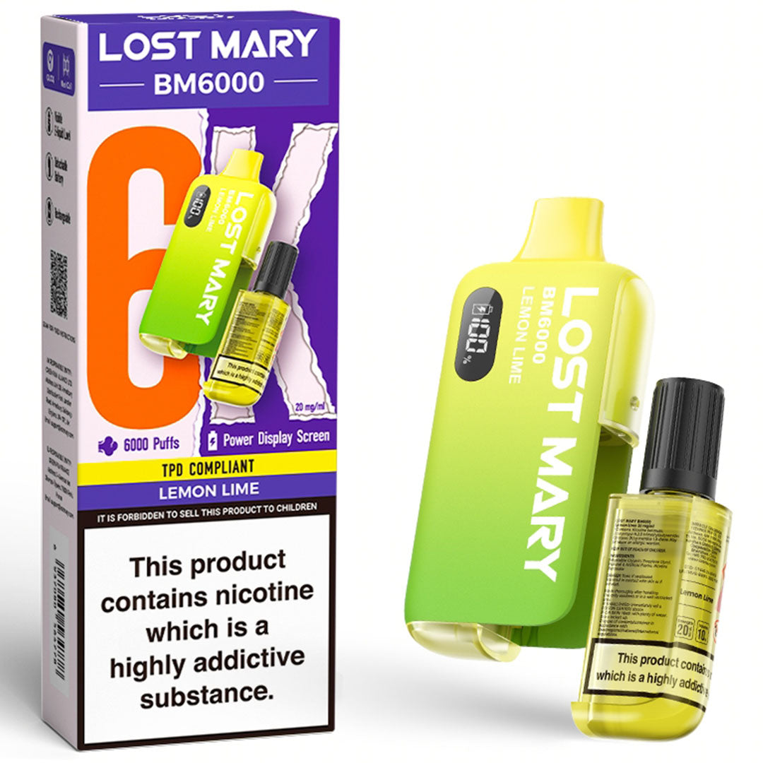 Lost Mary BM6000 Prefilled Vape KIT 0mg