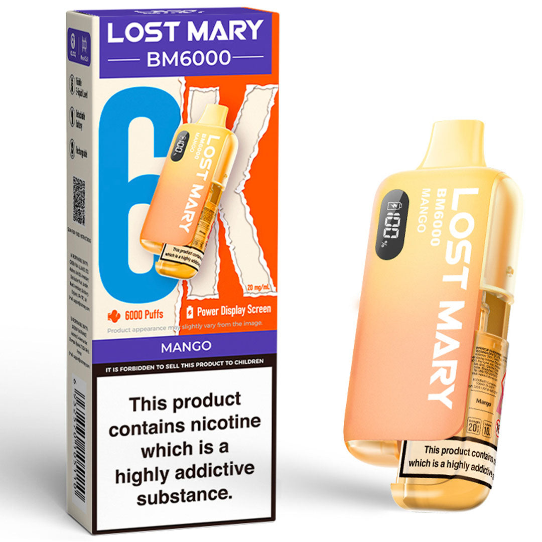 Lost Mary BM6000 Prefilled Vape KIT 10mg
