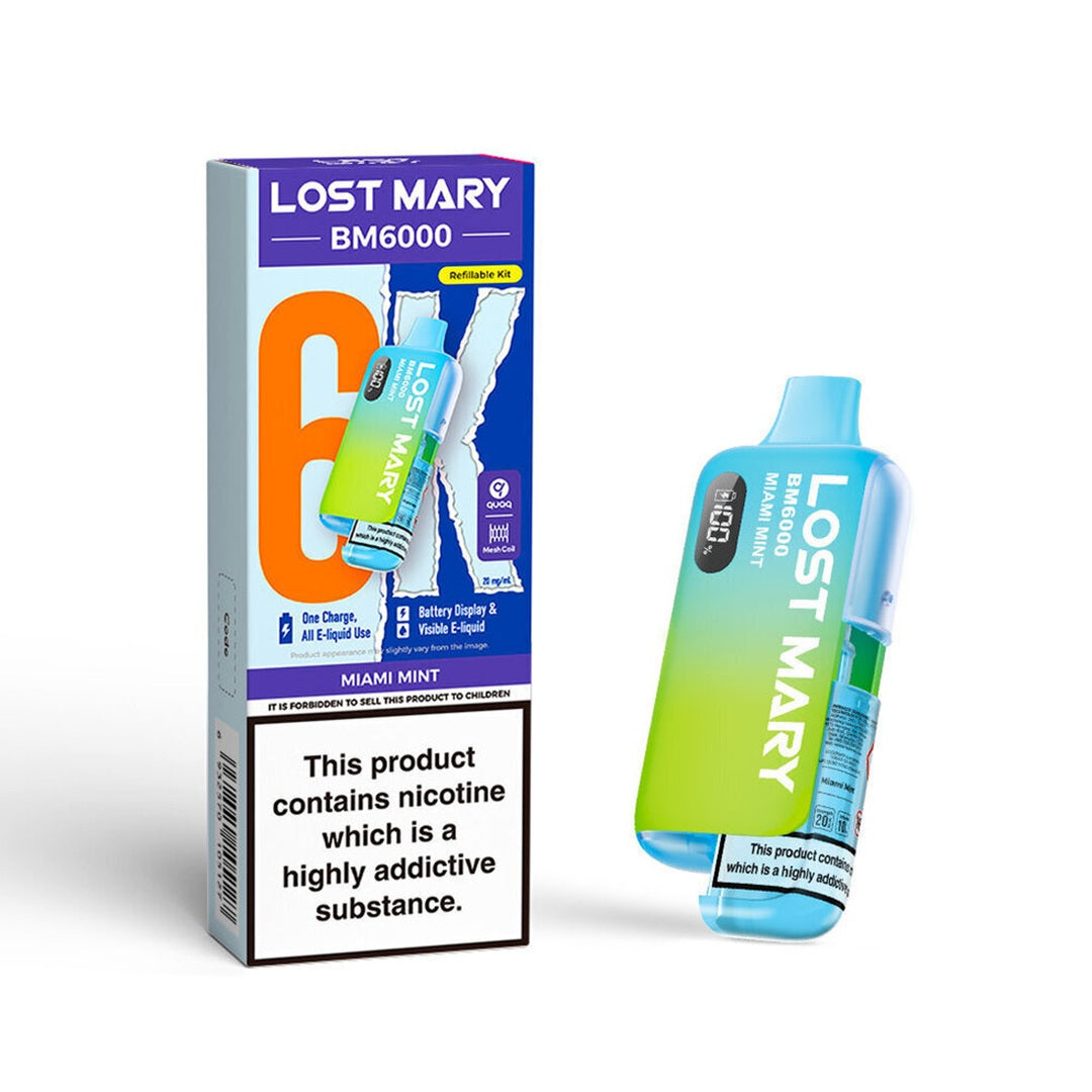 Lost Mary BM6000 Prefilled Vape KIT 0mg