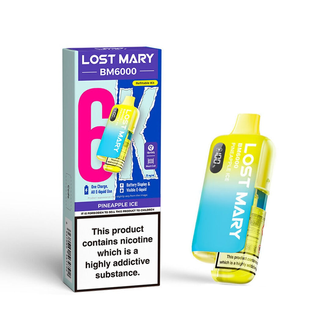 Lost Mary BM6000 Prefilled Vape KIT 10mg