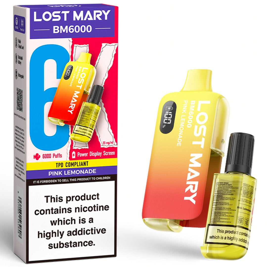 Lost Mary BM6000 Prefilled Vape KIT 10mg