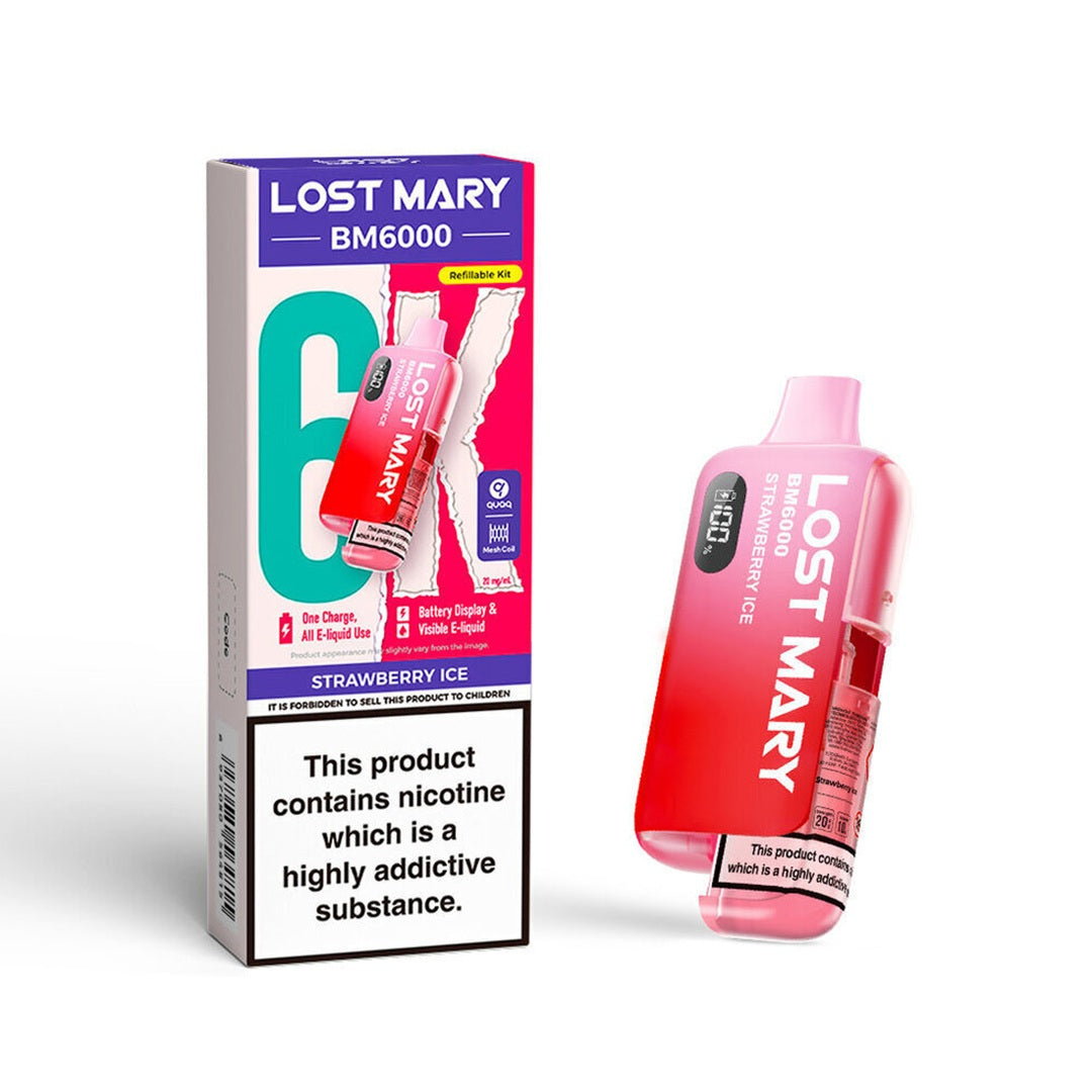 Lost Mary BM6000 Prefilled Vape KIT 10mg