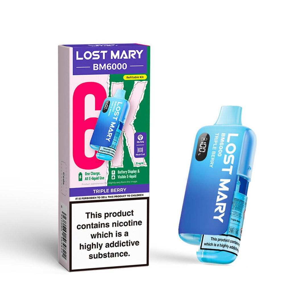 Lost Mary BM6000 Prefilled Vape KIT 0mg