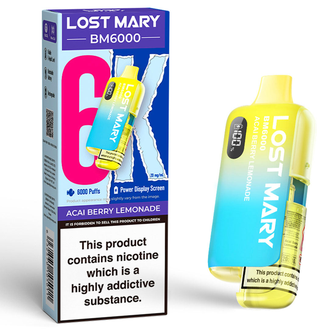 Lost Mary BM6000 Prefilled Vape KIT 0mg