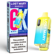Lost Mary BM6000 Prefilled Vape KIT 0mg