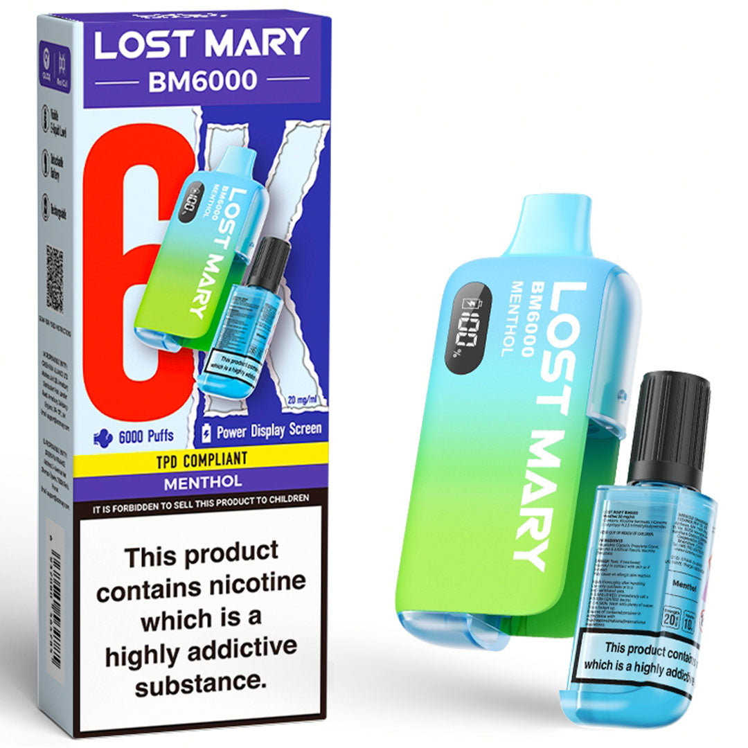 Lost Mary BM6000 Prefilled Vape KIT 10mg