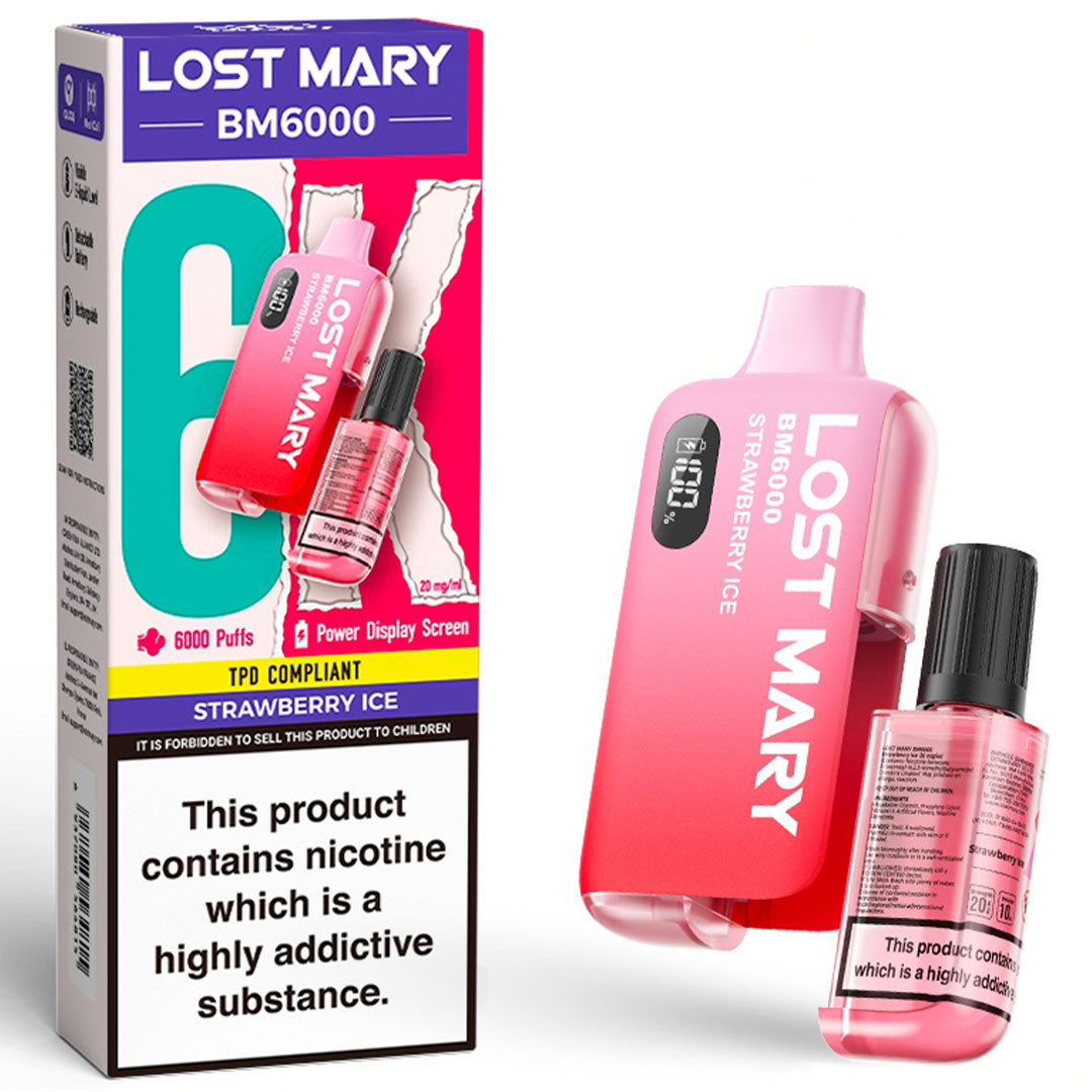 Lost Mary BM6000 Prefilled Vape KIT 10mg