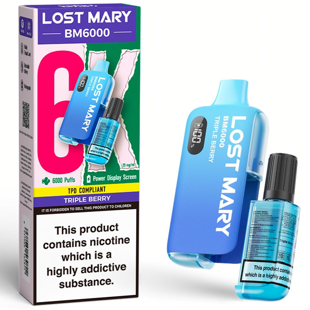 Lost Mary BM6000 Prefilled Vape KIT 0mg