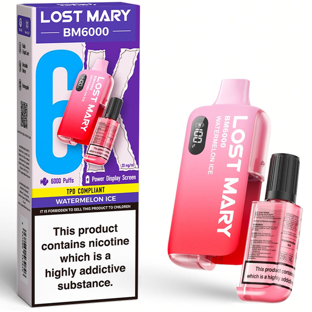 Lost Mary BM6000 Prefilled Vape KIT 0mg
