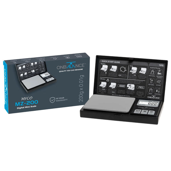 ON BALANCE MZ-200-BK MYCO MZ SERIES MINISCALE 200G X 0.01G
