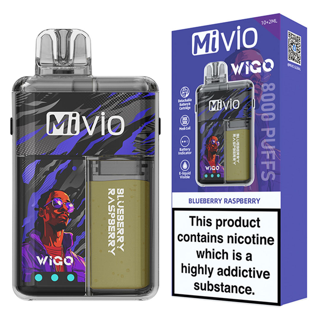 Mivio Wigo 8000 Puffs Refillable Rechargeable Vape 20mg