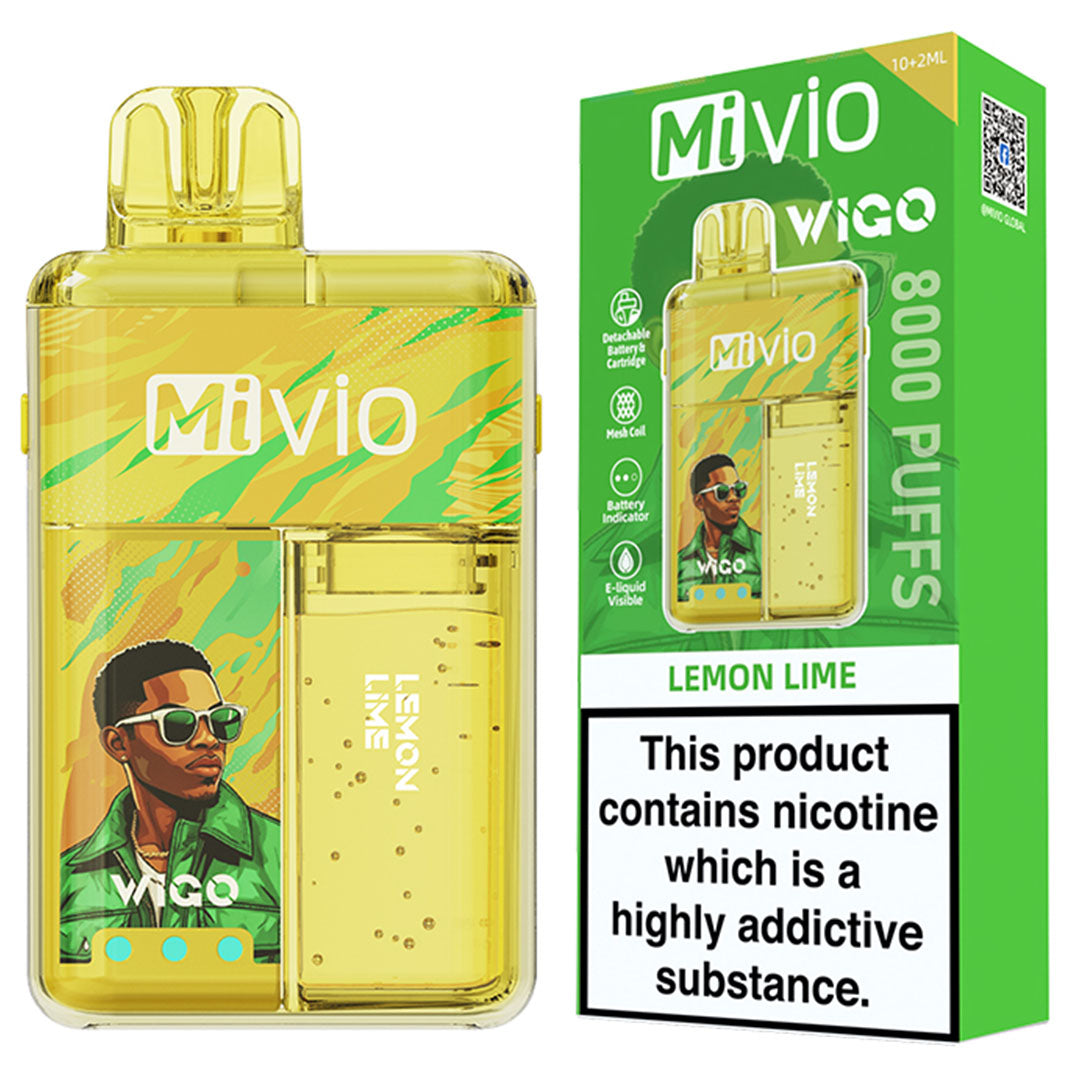 Mivio Wigo 8000 Puffs Refillable Rechargeable Vape 20mg