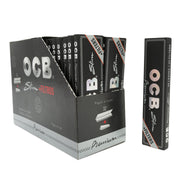 OCB Premium Slim black Papers + Tips (32 x 32 Sheets)
