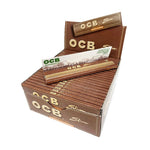 Load image into Gallery viewer, OCB Virgin King Size Slim Unbleached Rolling paper + Tips (32 x 32 Sheets)
