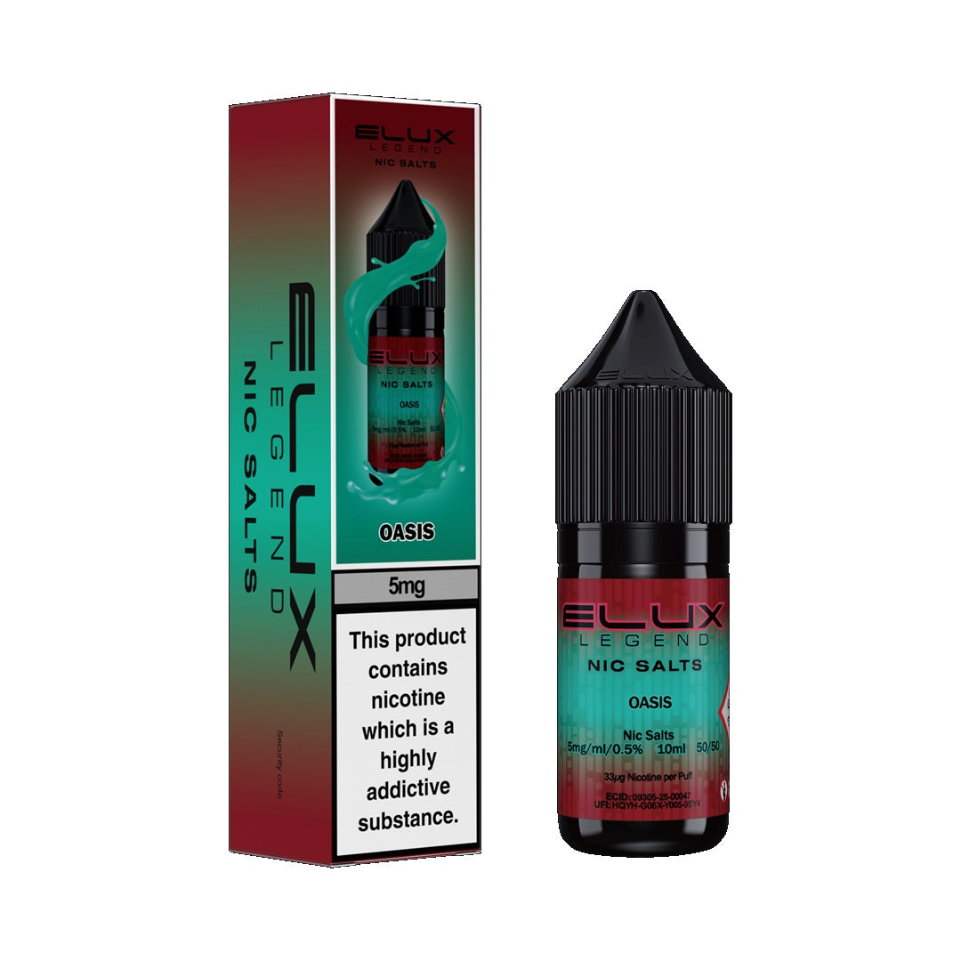 Elux Legend 5mg E Liquid Nic Salt 10ml