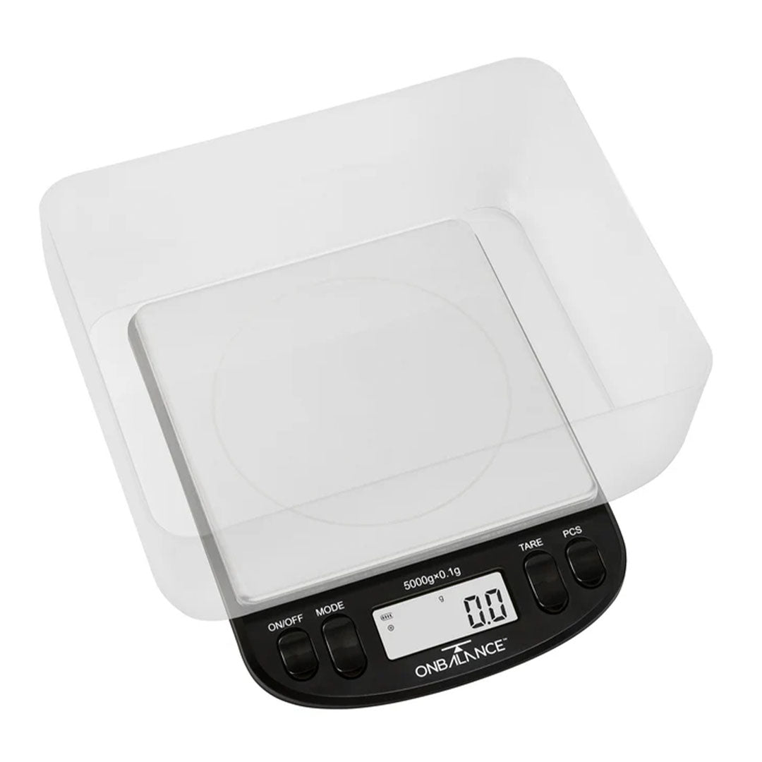 ON BALANCE Intrepid Series Compact Bench Scale - IS-5KG-BK (5000g x 0.1g)
