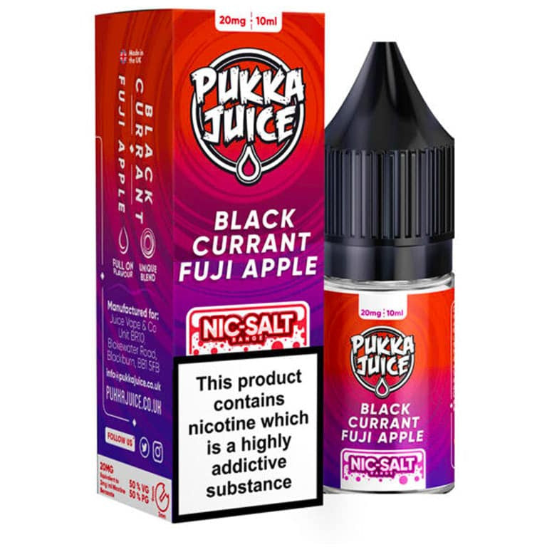 Blackcurrant Fuji Apple By Pukka Juice Nic Salt E-Liquid