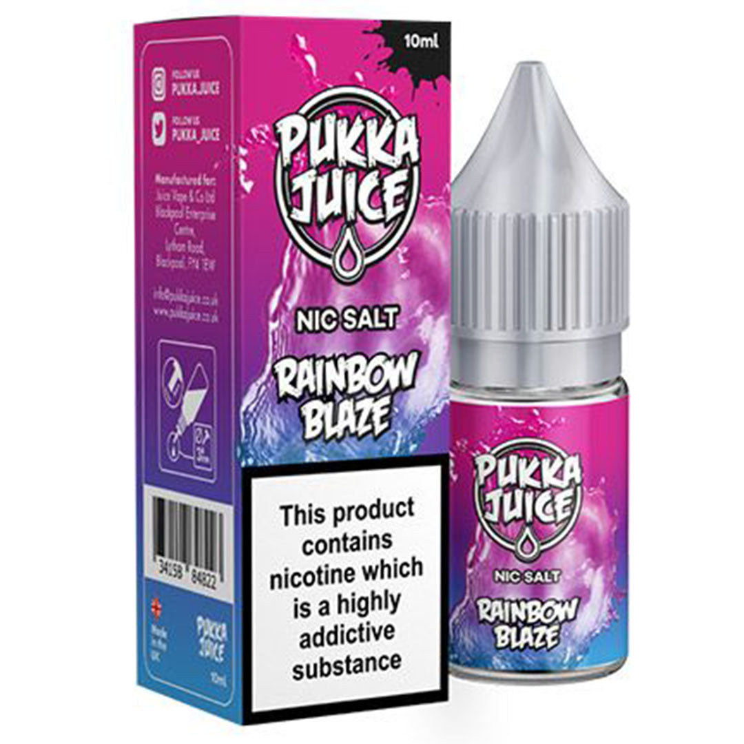 Pukka Juice Nic Salt Rainbow Blaze E-Liquid