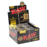 Load image into Gallery viewer, RAW Black Connoisseur 1¼+ Tips 24 Packs Per Box
