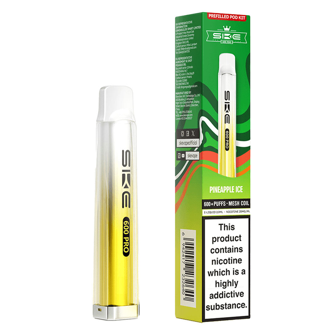 SKE Pro 600 Prefilled Vape KIT