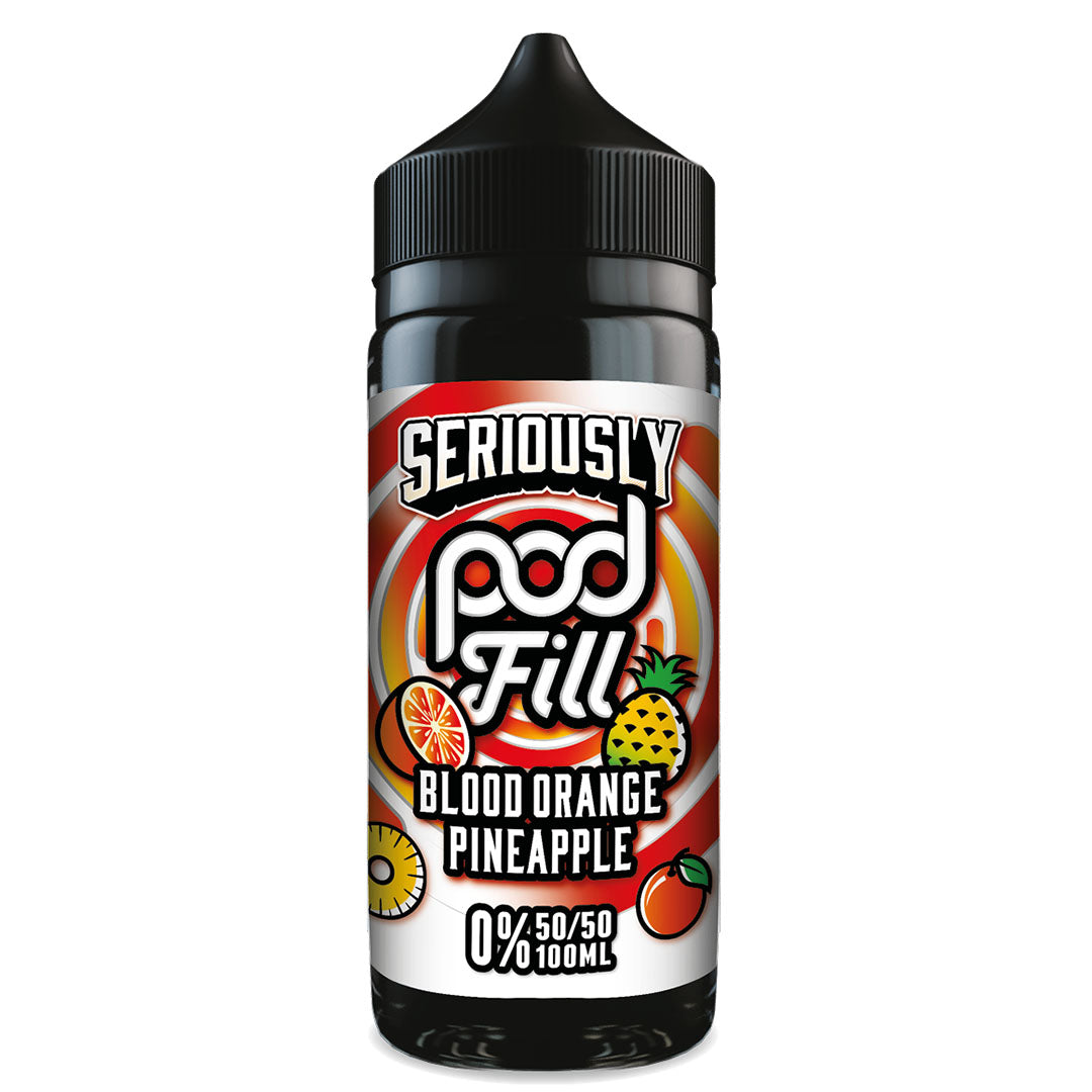 Seriously Pod Fill - Blood Orange Pineapple 0mg 100ml