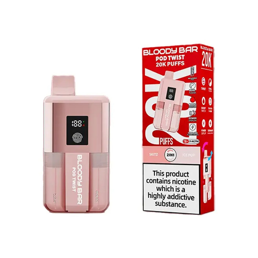 Bloody Bar Ultra Twist 20K Prefilled Vape KIT