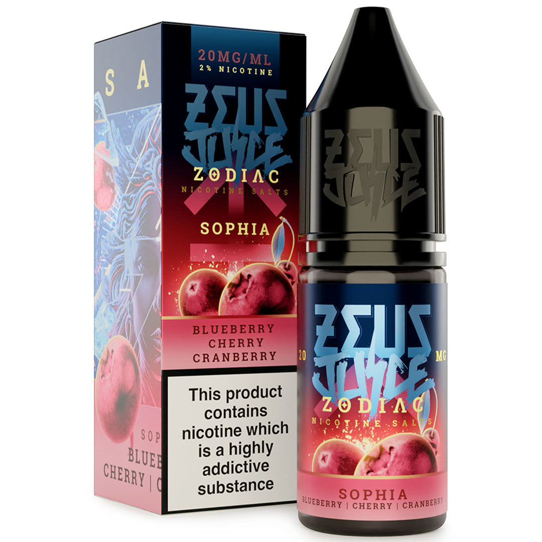 Sophia Nicotine Salt By Zeus Juice 10ml