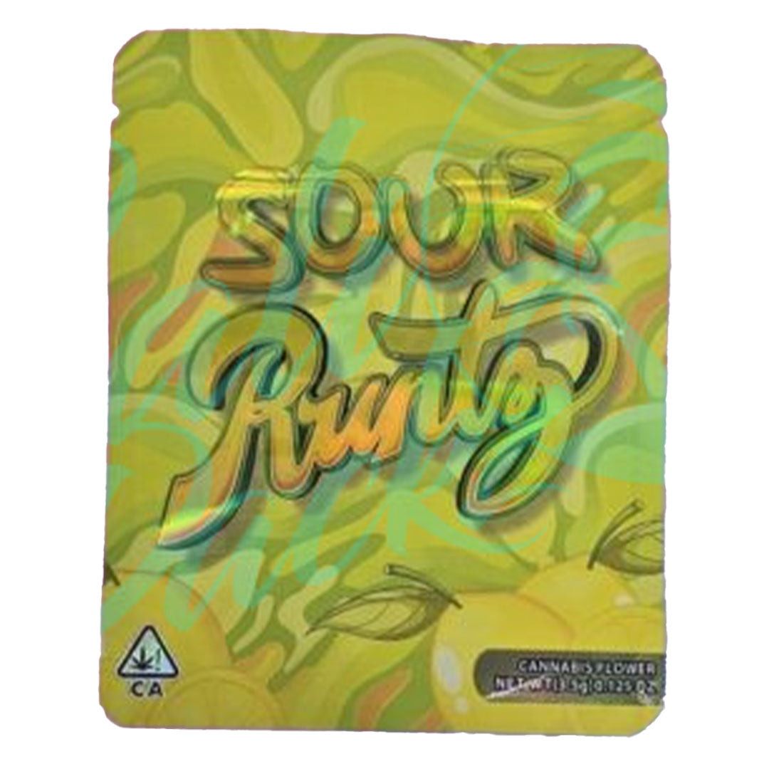 Cali Packs 3.5g Empty Mylar Bags Packaging